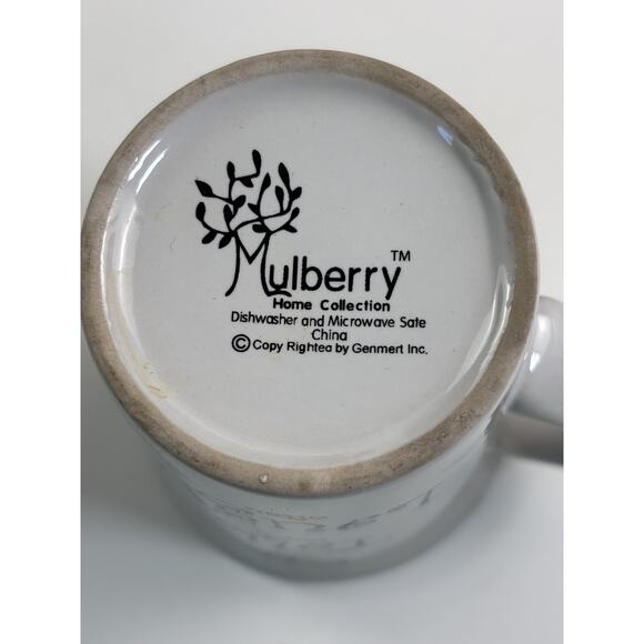 Mulberry Ceramic Latte Mug - Live Well Laugh Often Love Much - Picture 10 of 12